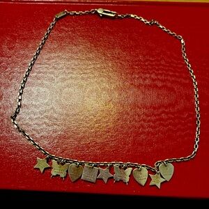 Authentic 925 Gucci Multiple charm Chain Necklace